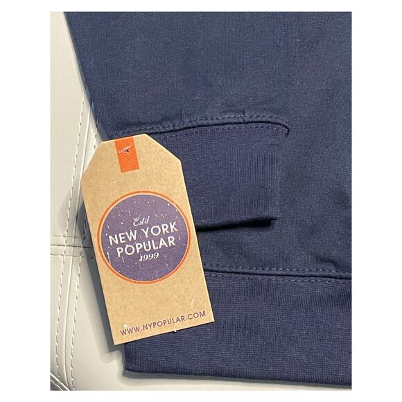 The Bowery Pullover Hoodie Sweatshirt in Navy size Small - Picture 6 of 7